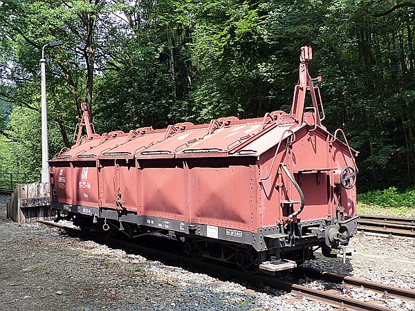 Foto:: DR 97-27-14 Schmalspur Gueterwagen / Seifersdorf / 15.07.2017 (Foto,Fotos,Bilder,Bild,)
