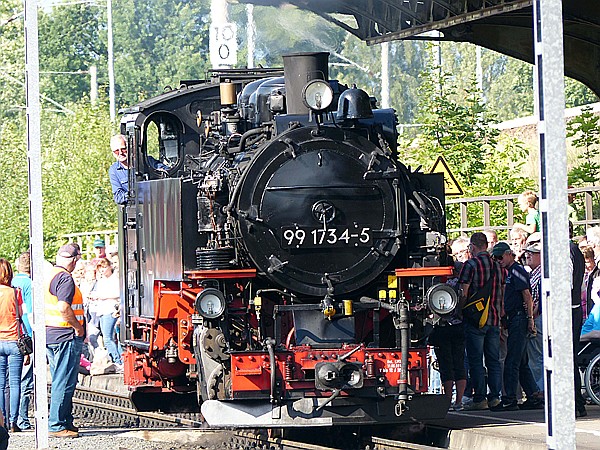 Foto:: DR 99 1734-5 / Freital-Hainsberg / 15.07.2017 (Foto,Fotos,Bilder,Bild,)
