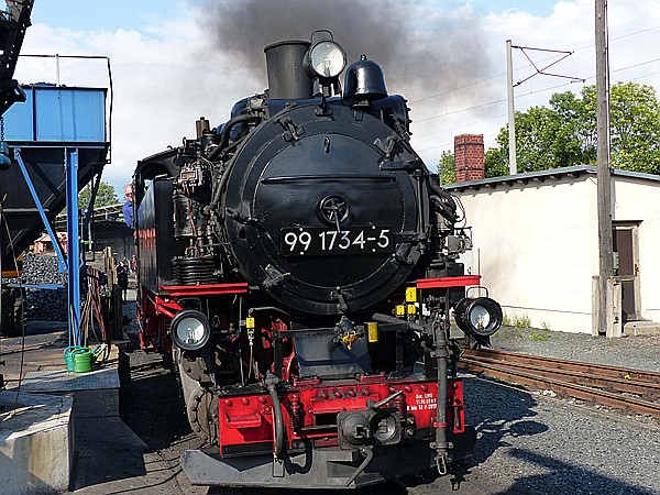 Foto:: DR 99 1734-5 / Freital-Hainsberg / 15.07.2017 (Foto,Fotos,Bilder,Bild,)