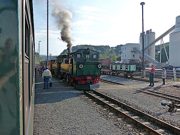 Foto:: DR 99 539 + DR 99 555 / Freital-Hainsberg / 15.07.2017 (Foto,Fotos,Bilder,Bild,)