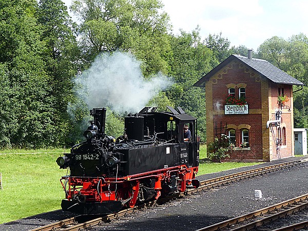 Foto:: DR 99 1542-2 / Steinbach / 16.07.2017 (Foto,Fotos,Bilder,Bild,)