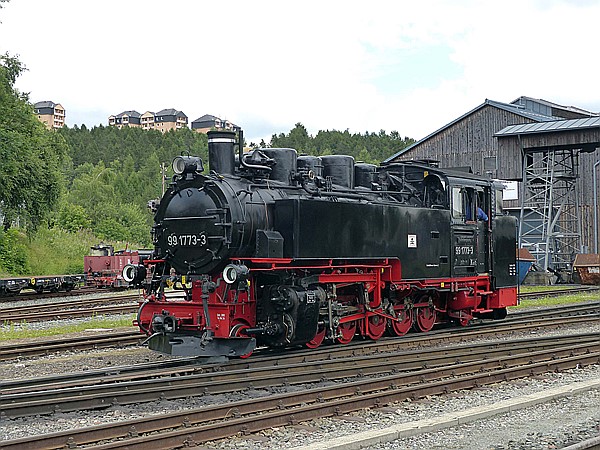 Foto:: DR 99 1773-3 / Oberwiesenthal / 16.07.2017 (Foto,Fotos,Bilder,Bild,)
