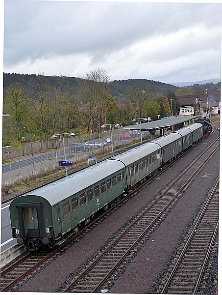 Foto:: DR DR 52 1360-8 / Bad Salzungen / 27.10.2017 (Foto,Fotos,Bilder,Bild,)