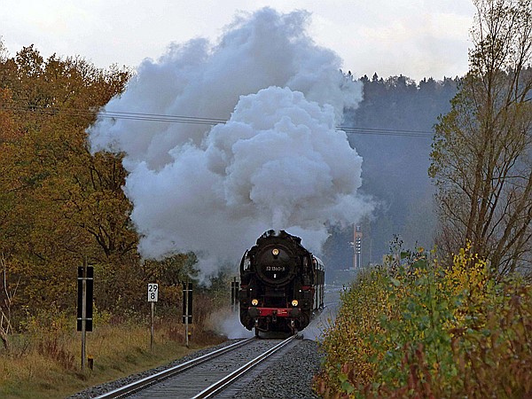 Foto:: DR 52 1360-8 / Immelborn / 27.10.2018 (Foto,Fotos,Bilder,Bild,)