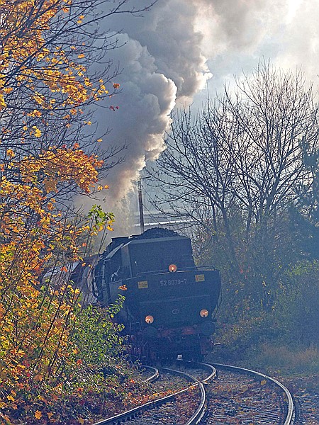 Foto:: DR 52 8079-7 / Immelborn / 27.10.2017 (Foto,Fotos,Bilder,Bild,)