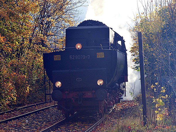 Foto:: DR 52 8079-7 / Immelborn / 27.10.2017 (Foto,Fotos,Bilder,Bild,)