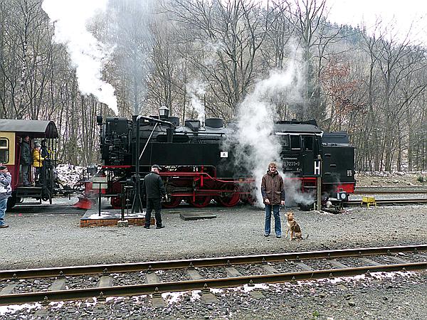Foto:: DR 99 7239-9 / Eisfelder Talmuehle / 07.02.2018 (Foto,Fotos,Bilder,Bild,)