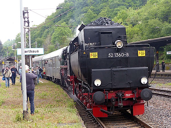 Foto:: DR 52 1360-8 / Karthaus / 29.04.2018 (Foto,Fotos,Bilder,Bild,)