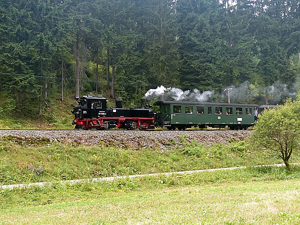 Foto:: DR 99 1590-1 / Schmalzgrube / 04.08.2018 (Foto,Fotos,Bilder,Bild,)