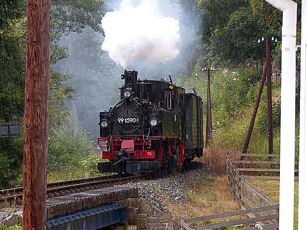 Foto:: DR 99 1590-1 / Schmalgrube / 04.08.2018 (Foto,Fotos,Bilder,Bild,)