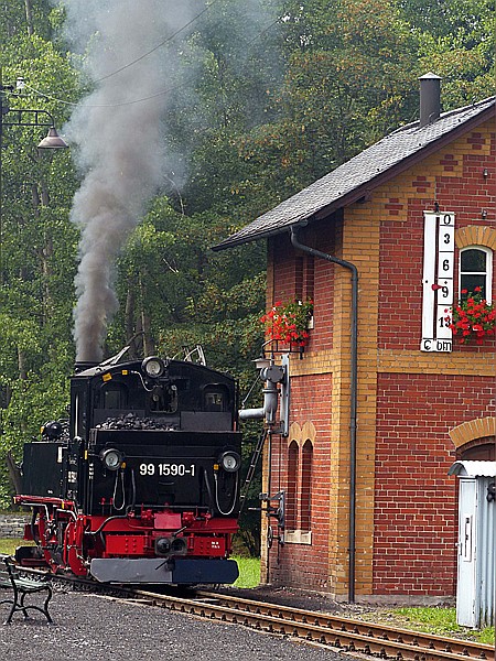 Foto:: DR 99 1590-1 / Steinbach / 04.08.2018 (Foto,Fotos,Bilder,Bild,)