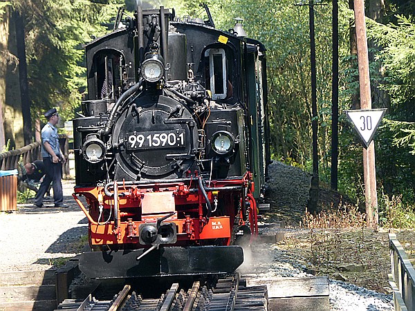 Foto:: DR 99 1590-1 / Joehstadt / 04.08.2018 (Foto,Fotos,Bilder,Bild,)