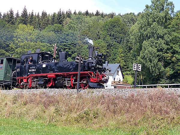 Foto:: DR 99 1590-1 / Joehstadt / 04.08.2018 (Foto,Fotos,Bilder,Bild,)