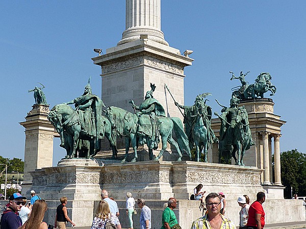 Foto:: Heldenplatz / Badapest / 20.08.2018 (Foto,Fotos,Bilder,Bild,)