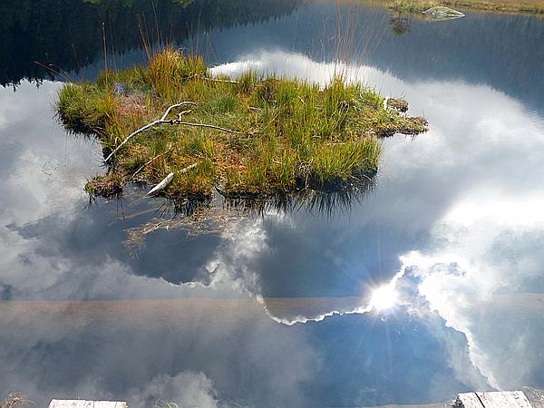 Foto:: Kleiner Arbersee / Lohberg / 29.09.2020 (Foto,Fotos,Bilder,Bild,)