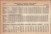 Foto SP_0902_00000_3005: Fahrplan 1961