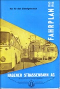 ID: 209: Fahrplan / Hagen / 24.10.1965