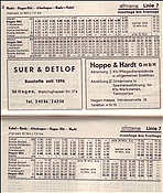 ID: 209: Fahrplan 1965