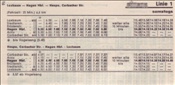 ID: 209: Fahrplan Hagener Strassenbahn 1966 / Hagen / 06.11.1966