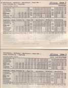 ID: 209: Fahrplan Hagener Strassenbahn 1966 / Hagen / 06.11.1966