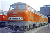 ID: 209: DB 216 006-7 + DB 218 134-5 / Dortmund / 01.03.1975