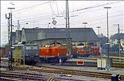 Foto SP_0924_00022: DB 140 710-7 + DB 211 002-1 / Muenster / 20.05.1975