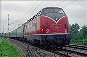 Foto SP_0932_00010: DB 220 077-2 / Rheine / 29.05.1975
