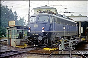 Foto SP_0943_00023: DB 110 334-0 / Freilassing / 21.07.1975