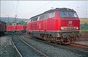 Foto SP_0953_00027: DB 216 146-1 + DB 212 315-6 / Altenbeken / 26.08.1975