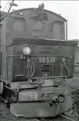 Foto SP_1009_00020: DR 99 539 / Radebeul / 29.12.1975