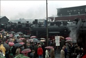 Foto SP_1017_00019: Dampflokabschied / Stolberg / 04.04.1976