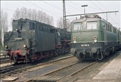 ID: 209: DB 043 636-0 + DB 140 661-0 / Rheine / 15.04.1976