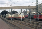 Foto SP_1030_00010: DB 103 156-6, DB 103 185-5, DB 701 + DB 218 / Hagen Hbf / 05.08.