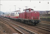 Foto SP_1030_00029: DB 212 082-2 + DB 103 / Hagen / 05.08.1976