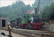 Foto SP_1032_00009: SWEG 30 + SBB E 3/3 Nr. 8532 / Kandern / 09.08.1976