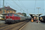 Foto SP_1032_00012: DB 218 284-8 / Villingen / 10.08.1976