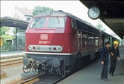 Foto SP_1033_00020: DB 218 287-1 / Freiburg / 11.08.1976