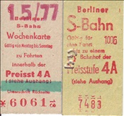 ID: 209: S-Bahn Wochenkarte / Berlin / 06.04.1977