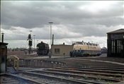 Foto SP_1058_50007: DB 044 + DB 221 143-1 / Emden / 30.04.1977