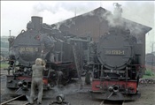 Foto SP_1072_00010: DR 99 1786-5 + DR 99 1793-1 / Radebeul / 19.08.1977