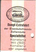 Foto SP_1085_00000_10: Sonderzugfahrkarte 24 009 / Konstanz / 26.12.1977