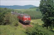 Foto SP_1111_00014: DB 218 134-5 / Oberbruegge - Halver  / 03.06.1978