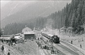 Foto SP_1112_10024: OeBB 197.301 + OeBB 97.208 / Praebichl / 23.07.1978