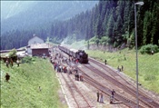 Foto SP_1113_00021: OeBB 197.301 + OeBB 97.208 / Praebichl / 23.07.1978