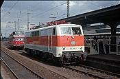 Foto SP_1117_70001: DB 111 111-1 + DB 701 / Wanne-Eickel / 03.09.1978