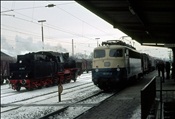 Foto SP_1119_40017: 24 083 + DB 110 372-0 / Lengerich / 07.01.1979
