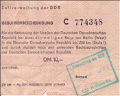 ID: 209: Strassenbenutzungsgebuehr