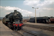 Foto SP_1120_74022: DR 95 0016-6 + DR 01 0524-7 / Saalfeld / April 1979