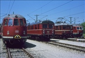 Foto SP_1121_00037: DB 456 + DB 425 116-1 + DB 426 002-2 + DB 517 001-4 / Muenchen /