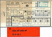 ID: 209: Platzkarte / Koeln - Hagen / 29.07.1979